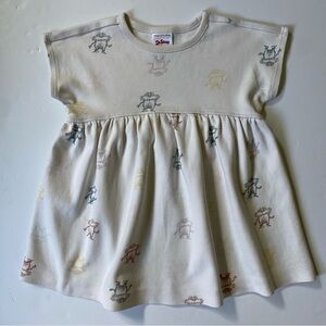 Hanna Andersson Dr. Seuss Dress Size 75 12 18 Months The Lorax Ivory White EUC